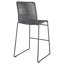 Chaise de bar en métal tissé Jerome