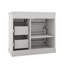 Ensemble de meuble-lavabo 36 po avec lavabo intégré, lavabo simple avec 4 tiroirs, porte à fermeture en douceur et tablette personnalisable, lavabo en céramique inclus-772241573-772241571