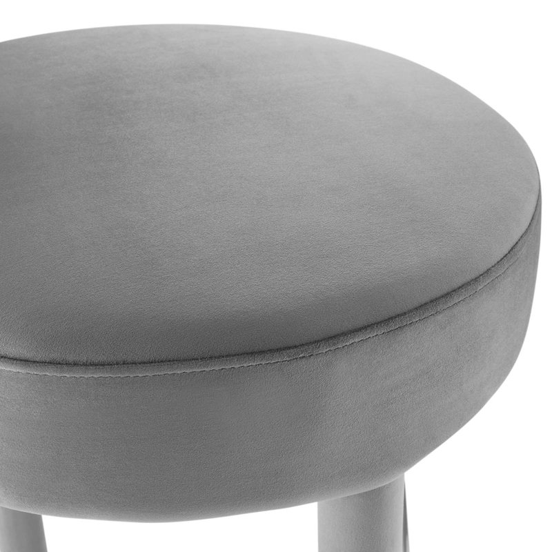 Modway Toulouse Counter/Bar Stool, Bar Stool (30” Seat Height), Silver