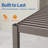LED Metal Frame Pergola Freestanding Patio Pergola with Louvered Roof Pergola-104989216