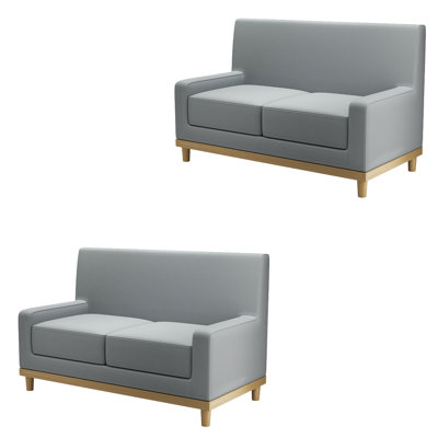 Banc rembourré en similicuir Modern Modern Fashion