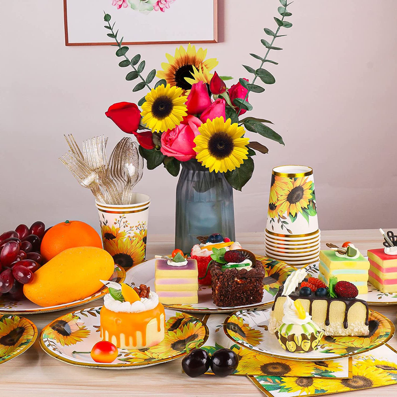 Décorations De Fête De Jeu Vidéo, Assiettes à Dîner Et à Dessert Jetables Et Serviettes, Nappe De Fête De Jeu Vidéo, Fournitures De Fête D'anniversaire Pour Garçons Et Adolescents, 61 Pièces (20