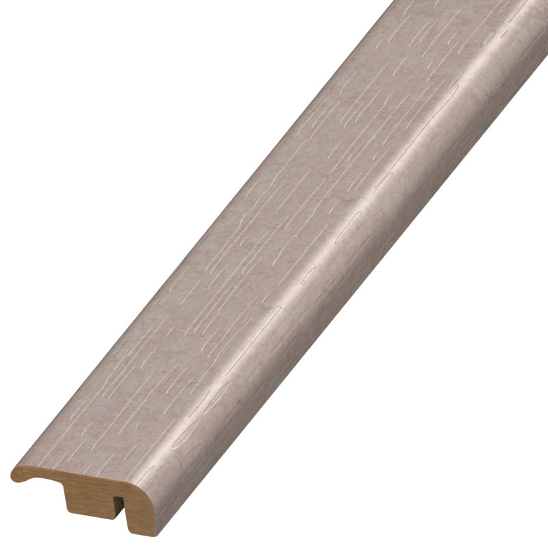 Couvre-seuil / embout en bois d'ingénierie de 0,5 po d'épaisseur x 1,38 po de largeur x 94 po, Bouleau argent