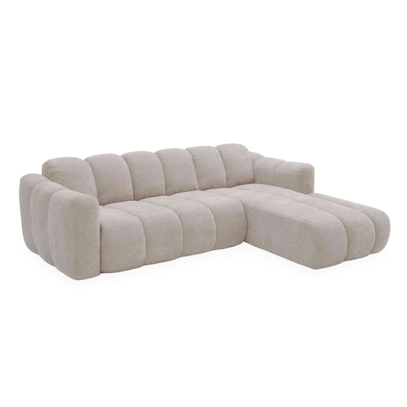 Michell 6 Seater Sofa Bed, Right Hand Facing, Beige