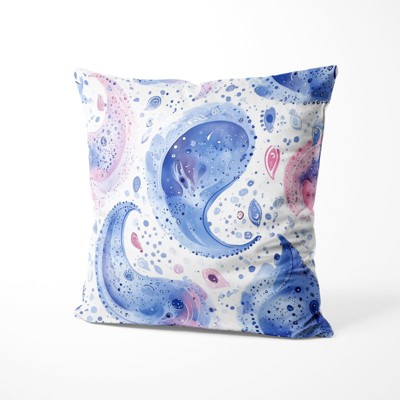 Coussin Boho - Coussin Boho, H 16 po x l 16 po
