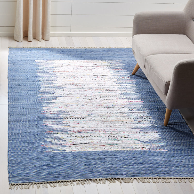 Ceniceros Cotton Hand Woven Area Rug, Rectangle 183 x 274 cm