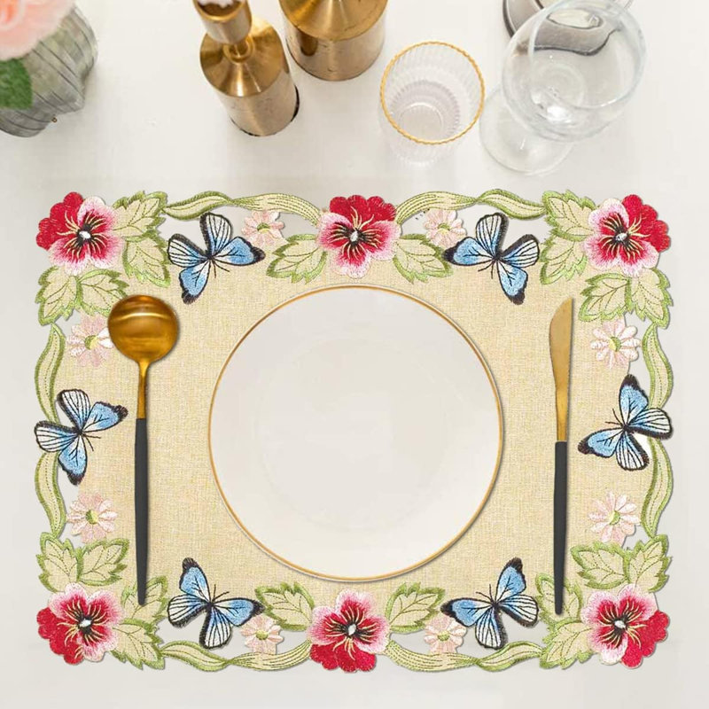 Chemin de table et napperons Anariyah, L 20 po x l 14 po
