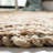 Aerionna Natural Hand Woven Jute Chevron Rug-719020722