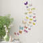 Décalcomanie murale papillons floral