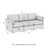 Stedman Modular 3-Seater Sofa, Living Room Furniture-124238781-124279344
