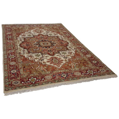 Oriental Area Rug in Orange