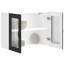 Kitchen Wall Cabinet With Glass Door Lucca Engineered Wood-554589260-554589256