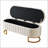 Elegant Upholstered Velvet Storage Ottoman with Button-Tufted,Storage Bench with Metal Legs for Bedroom,Living Room,Fully Assembled Except Legs,