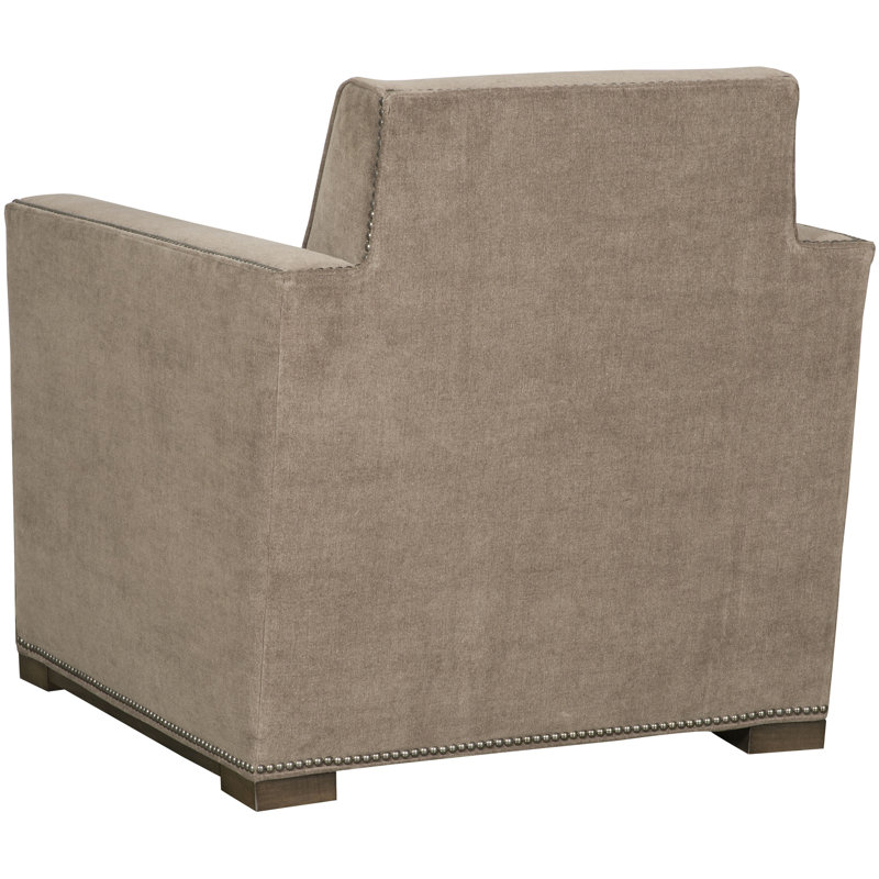 Michael Weiss Garvey Upholstered Armchair, Dove Gray, Bennett Carolina