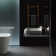 Carre Ceramic Rectangular Vessel Bathroom Sink with Overflow