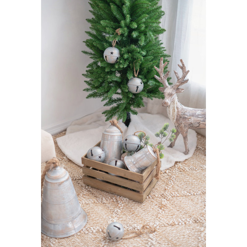 Élégante décoration grise suspendue grise, paquet de 2 pour arbre de Noël et présentoir des Fêtes, parfait pour les décorations