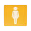 Enseigne de toilettes pour femmes