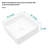Square Countertop Ceramic Sink