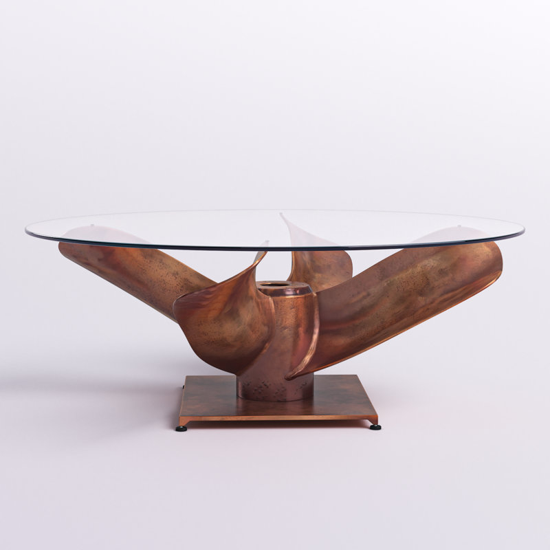 Monette Pedestal Coffee Table