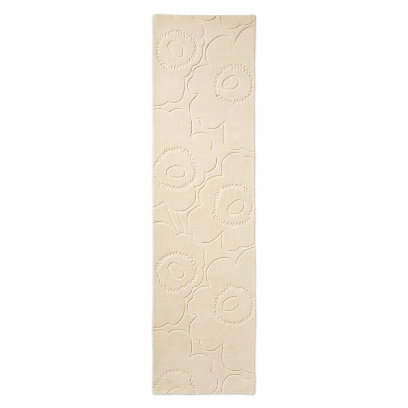 Piirto Unikko Natural White | 133701, Natural White, Runner 3' x 9'