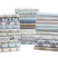 Drap en flanelle 100% coton imprimé grand - confortable et pour un repos paisible, plusieurs impressions au choix, comprend un drap plat, un matelas ajusté de 14 po, 2 taies d'oreiller, lavable à la machine, ultra doux