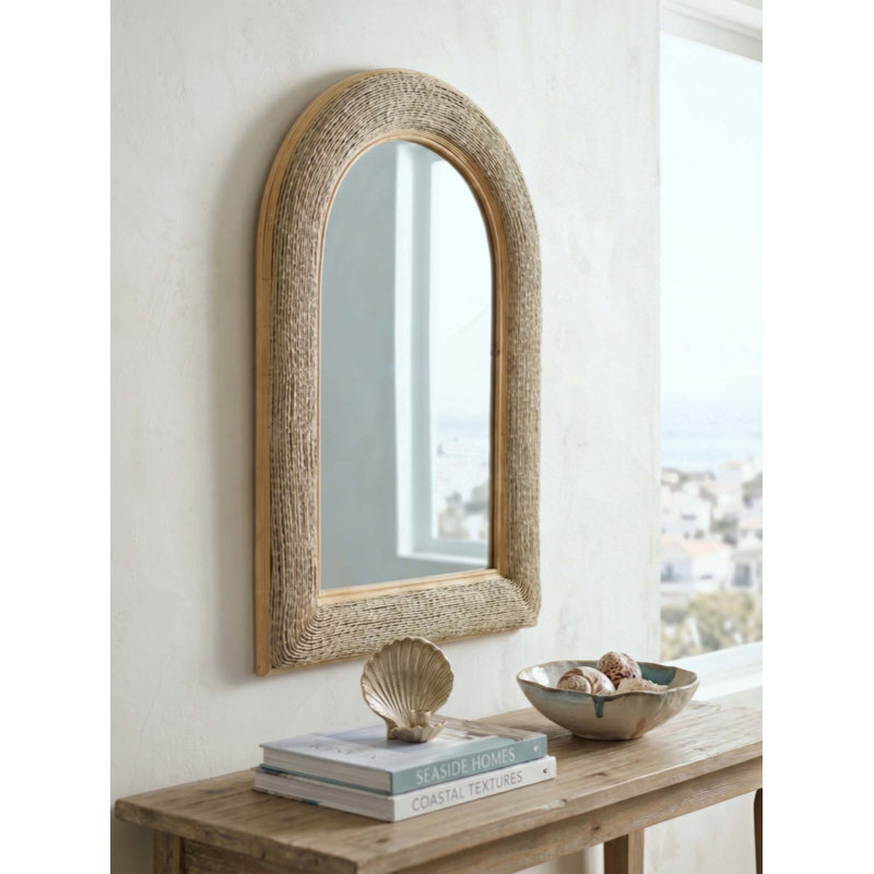 Miroir arqué tissé