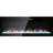 50 Inch Recessed Thin Tempered Glass Front Wall Mounted Electric Fireplace With Remote And Multi Color Flame & Emberbed, LED Light Heater-1223970404