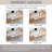 4-Piece Bar Table Set with Outlet & 3 Stools, Stylish Dining Table & Chairs-1513263794