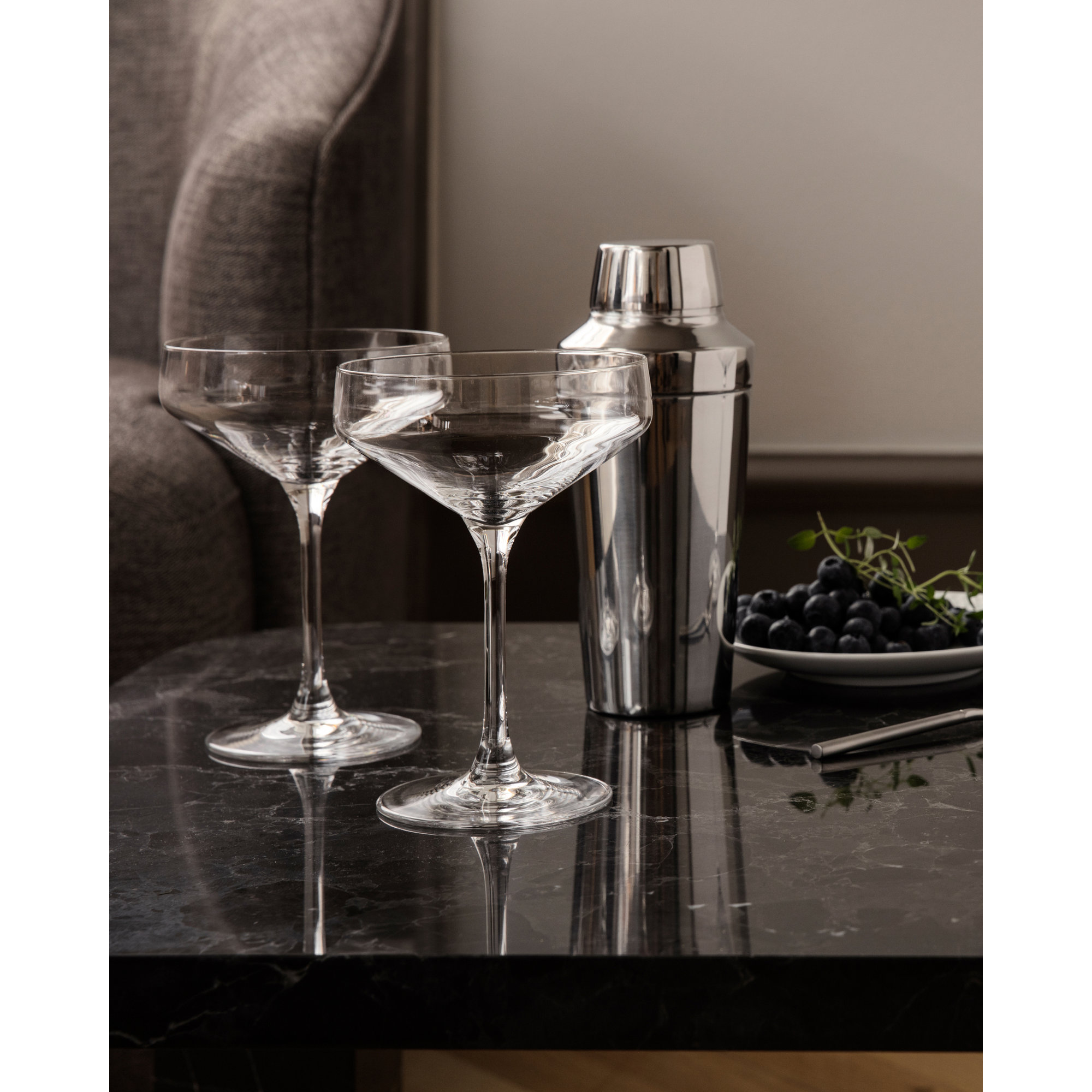 Perfection Cocktail Glass, Clear, 6 Pcs., 12.8 oz.