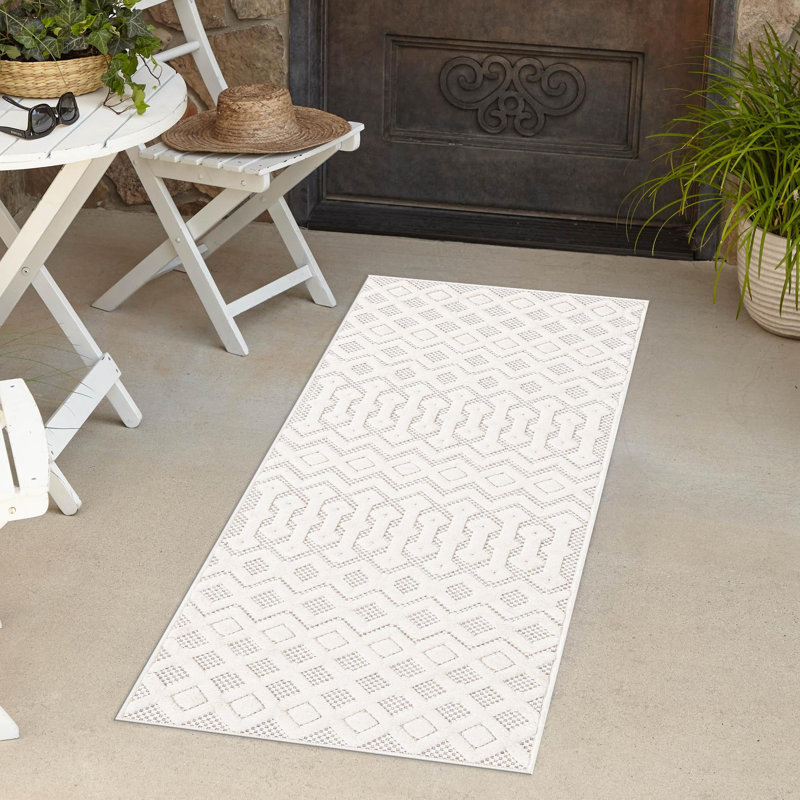 Tapis intérieur / extérieur Grigg, Tapis de couloir 2 pi x 8 pi