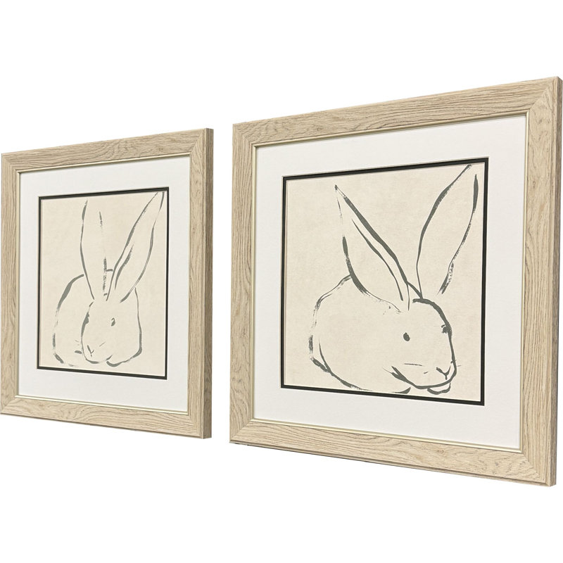 Linear Lapin, art encadré