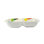 VIETRI Pesci Colorati Terra Bianca Divided Serving Dish