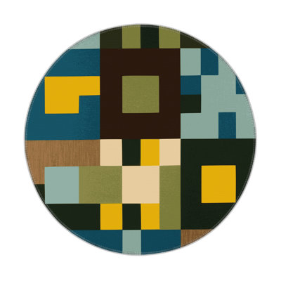 Block Spectrum Indoor And Outdoor Area Rug