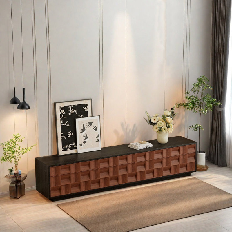 American style all solid wood creative TV stand