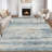 Licia Abstract Blue Area Rug-443458432
