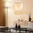 Rondo 64.6" Corner Floor Lamp for Apt. with 3-Way Dimmer & Free Bulb Fits Studio/Office/Bedroom-356618384