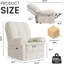 Fauteuil inclinable électrique pour adultes avec port USB, canapé inclinable motorisé réglable, tissu en velours côtelé ultra-confortable, assemblage sans outil, poches de rangement latérales-1451889223