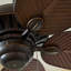 Ventilateur de plafond d'extérieur à cinq pales en forme de feuille de 52 po avec chaînette Garrick-23578142