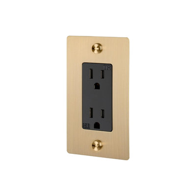1G Duplex Outlet / Without Logo 