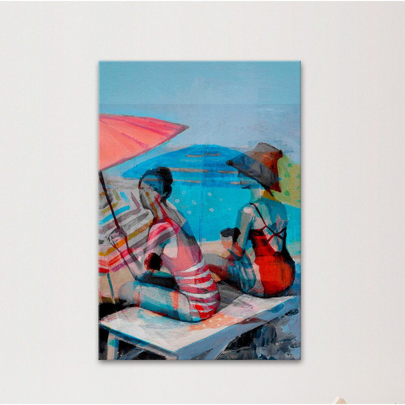 Parvez Taj - Wrapped Canvas Painting, 45cm H x 30cm W