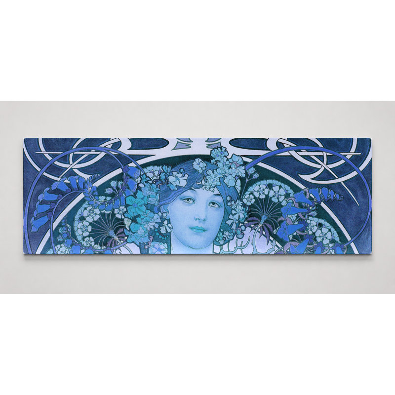 Rêverie / Daydream (1897) - Art mural sur toile panoramique, L 60 po x H 20 po