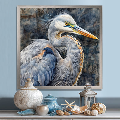 Heron Waterbird I - Heron, art mural