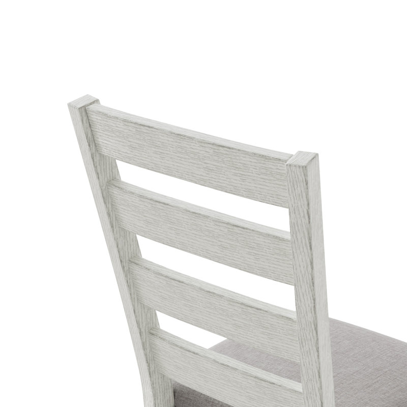 Ensemble de chaises de salle à manger Modern Farmhouse, ensemble de 4 chaises d'appoint rembourrées en bois massif