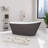 59" x 29" Freestanding Soaking Acrylic Bathtub-94229734