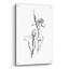 «Line Iris II» par Chris Paschke, art mural en verre acrylique, 12 po x 16 po-1163372934