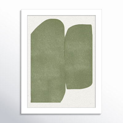 Rooney "Green Paper Cut Modern" Print