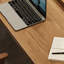 Bureaux en bois massif en L noyer clair-107727420-107727417