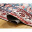 Tapis oriental rouge / bleu / blanc lavable à la machine Aaruhi-1425076985