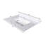 Comptoir de meuble-lavabo en marbre 31 po, comptoir blanc avec trous de robinet pré-percés, comptoir de salle de bain avec lavabo central rectangulaire encastré et dosseret de 4 po de hauteur, Bianco Carrara Venato