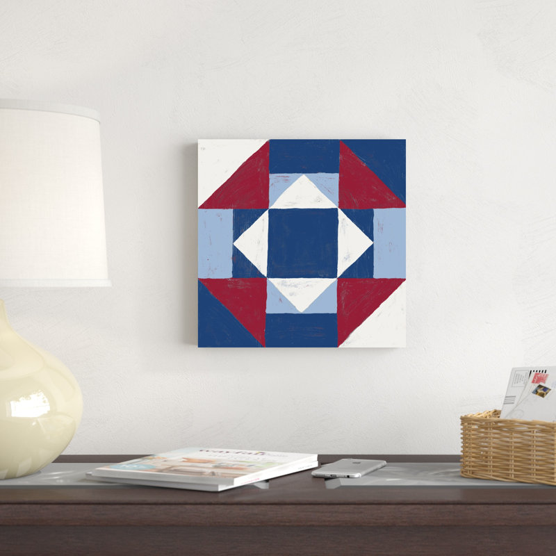 Carreau de patchwork Americana III, H 12 po x l 12 po